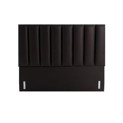 Picture of MasterBed Tufted Tubes Headboard Leather Black